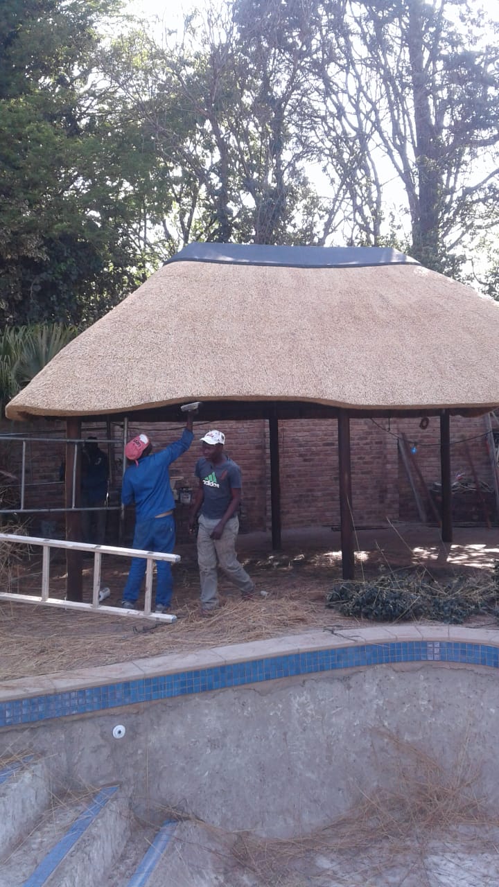 Completed thatch project