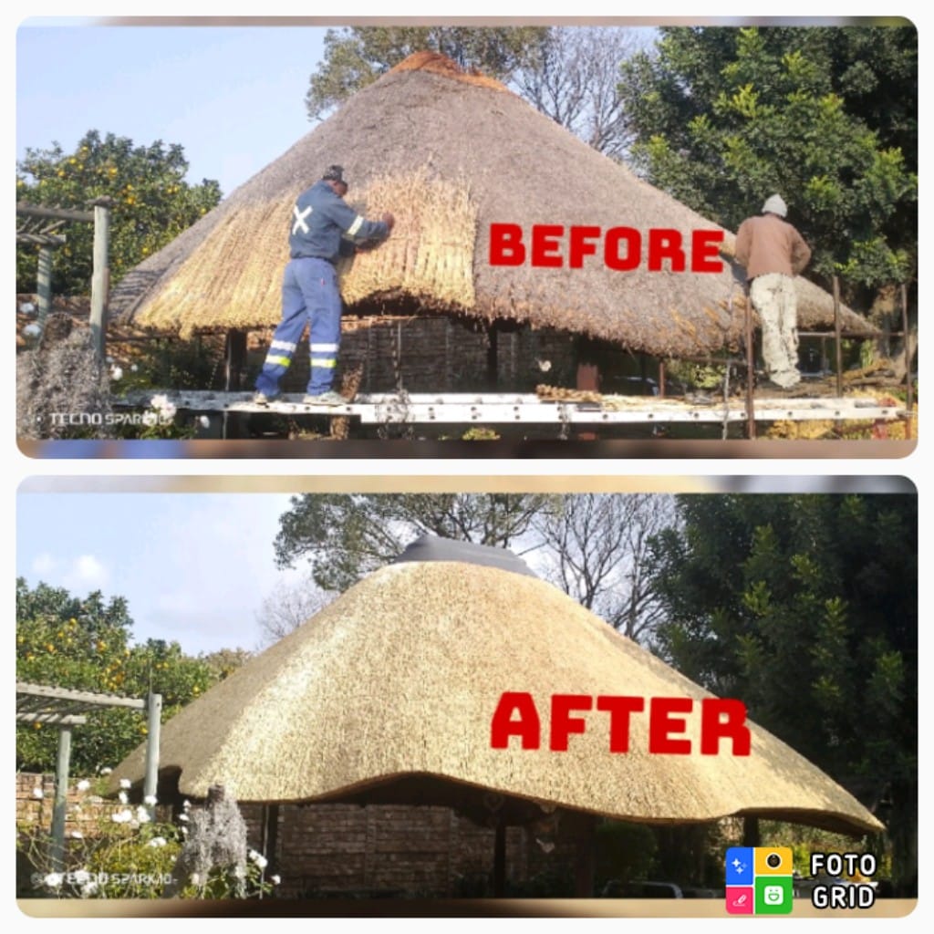 Thatch work in progress